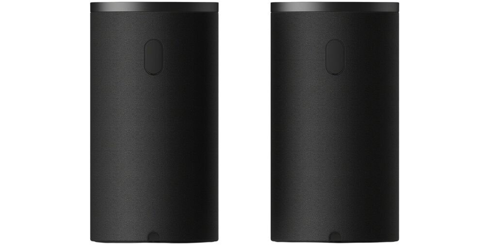 SONY SA-RS9 obsługa pilotem BRAVIA szybkie ustawienia sterowanie dźwiękiem, głośniki na białym tle