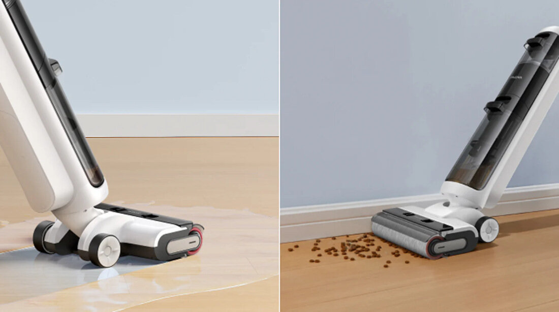 Odkurzacz MOVA K20 Pro (Mopujący) Sprzątanie na mokro i sucho łączy odkurzanie i mopowanie suche, jak i mokre zabrudzenia powierzchnia