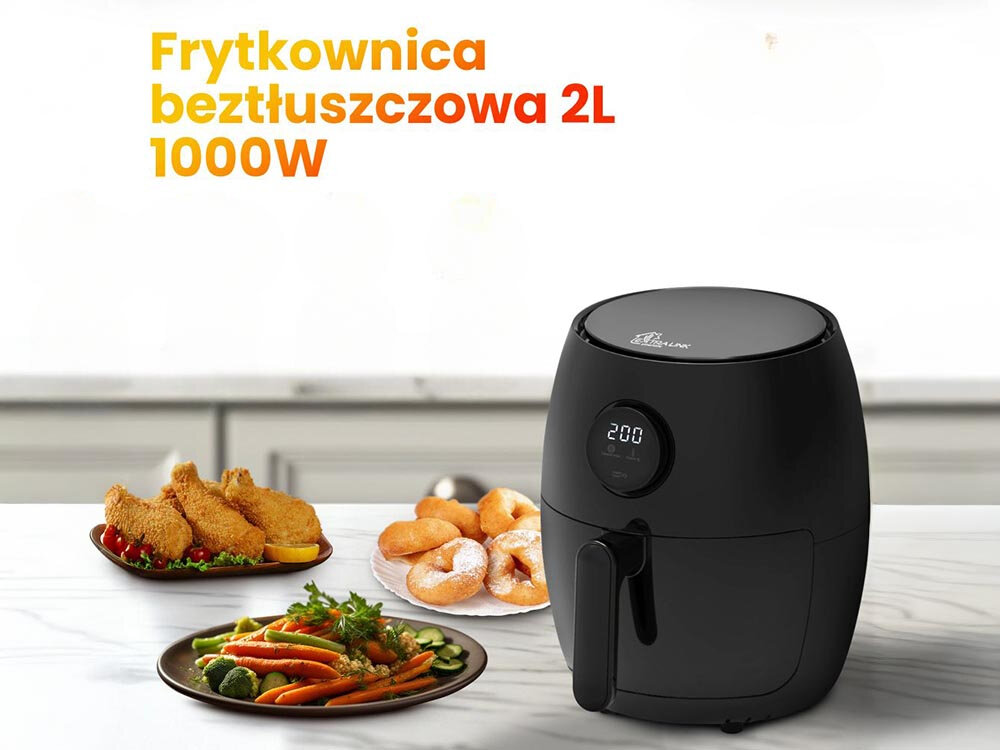 Frytkownica beztłuszczowa EXTRALINK SJ-200 Air Fryer kv początek opisu