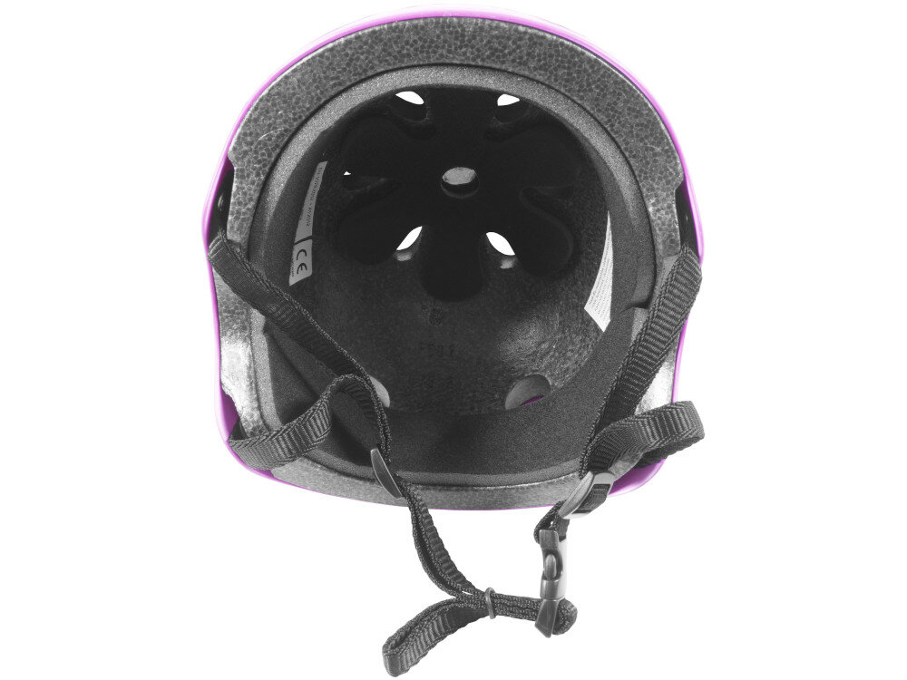 Kask VÖGEL VOK-650S Fioletowy dla Dzieci (Rozmiar S-M) + Zestaw ochraniaczy podwójną ściółka bezpieczeństwo idealne dopasowanie