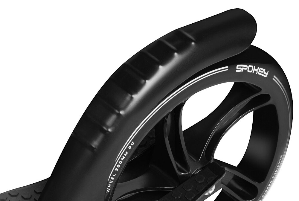 Hulajnoga SPOKEY Ayas Czarny hamulec tylny nozny hamulec reczny intuicyjna obsluga