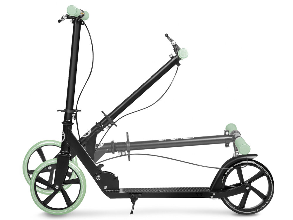 Hulajnoga SPOKEY Ayas Czarny skladana niewielka waga 3,6 kg