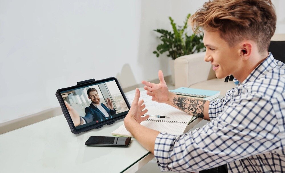 Tablet ULEFONE Armor Pad 3 Pro przedni aparat 32MP wideorozmowy