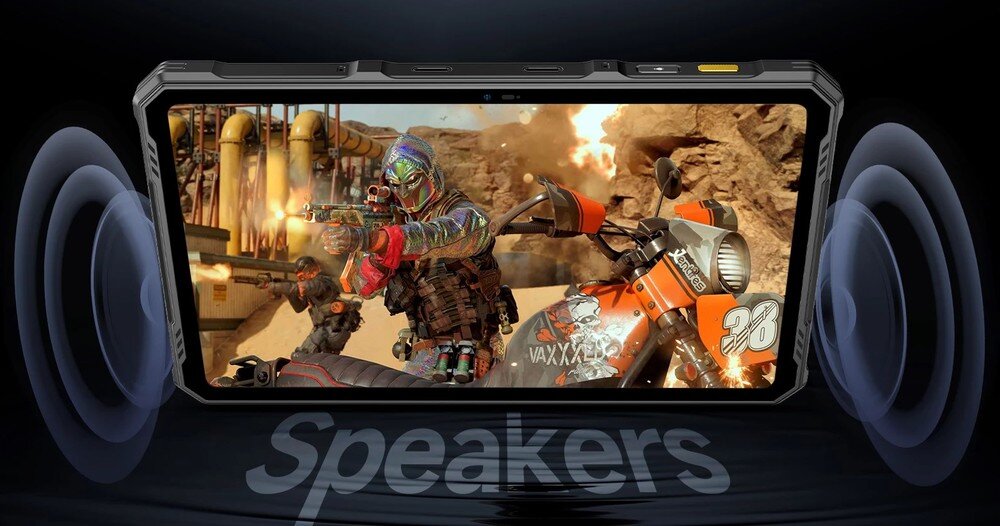 Tablet ULEFONE Armor Pad 3 Pro głośniki stereo dźwięk