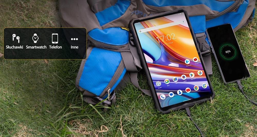 Tablet ULEFONE Armor Pad 3 Pro powerbank reverse charging 10 W