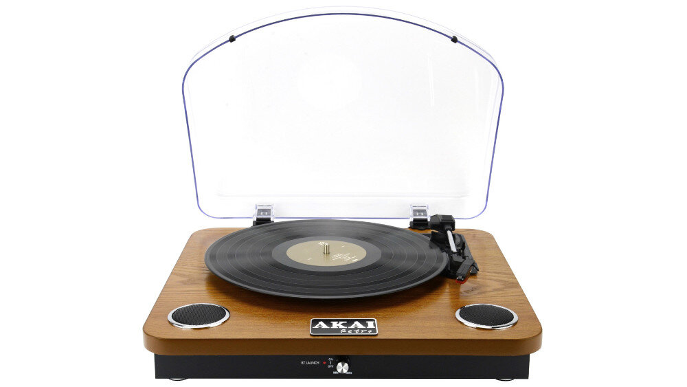 Gramofon AKAI ATT-11BTN  - design w stylu retro