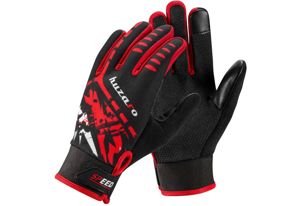 Kokpit HUZARO Speed 6.0 prezentacja rękawiczek na białym tle stabilny stelaż solidna konstrukcja malowane proszkowo ochrona metalu gumowe stopki