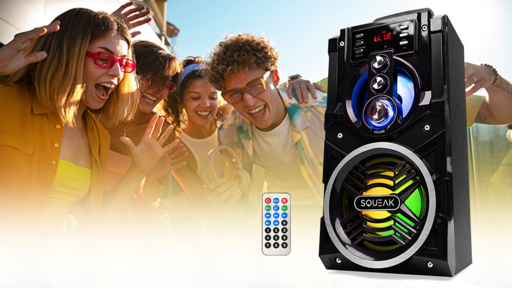 Głośnik mobilny SQUEAK BeatBoxer SQ1000  - użytkowanie