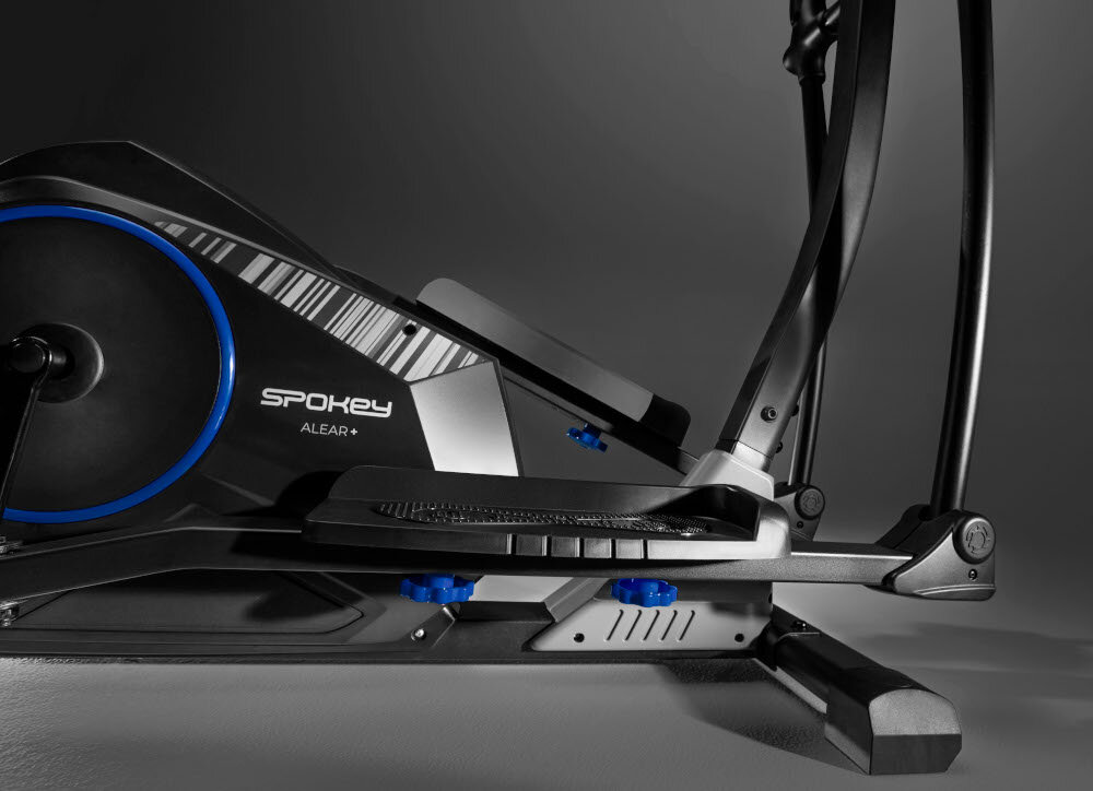 Orbitrek eliptyczny SPOKEY Alear BL technologia WINDSTEP dopasowanie dlugosci kroku regulacja w 3 stopniach dlugosc kroku 42 cm