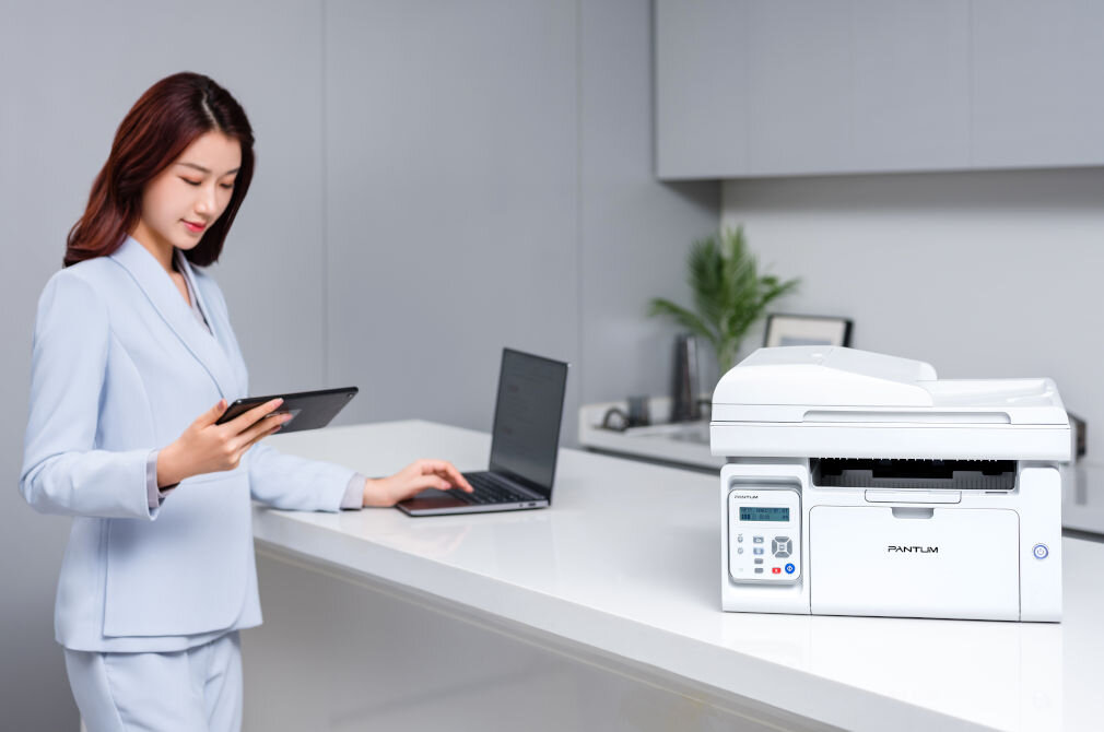 Urządzenie wielofunkcyjne PANTUM M6559NW Wi-Fi łączność wi-fi drukowanie bez konieczności używania kabli