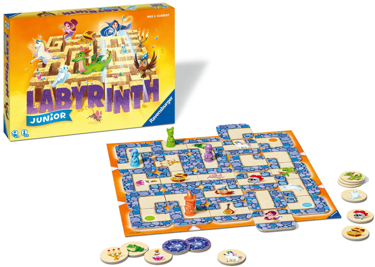 Gra planszowa RAVENSBURGER Labirynt Junior elemenety zestaw