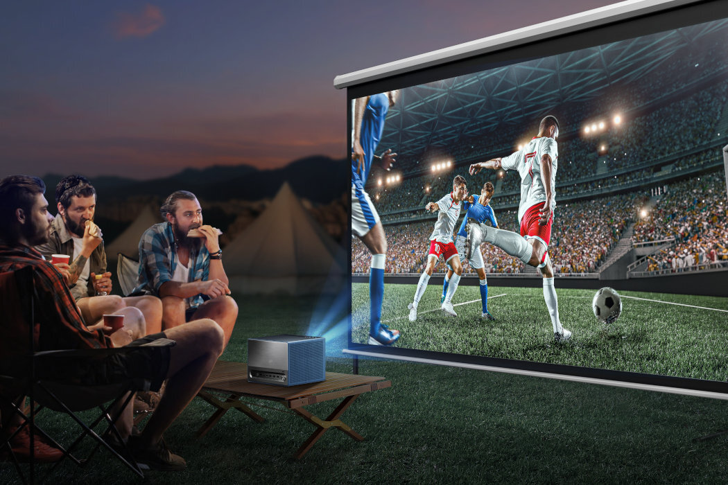 Projektor HISENSE C1 wygoda wygląd obraz wytrzymałość system chłodzenie cichy filmy gry złącza wyposażenie realizm dolby