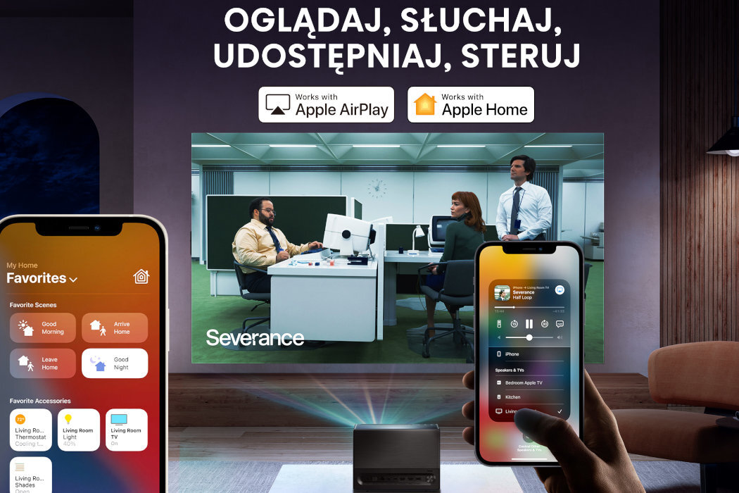 Projektor HISENSE C1 wygoda wygląd obraz wytrzymałość system chłodzenie cichy filmy gry złącza wyposażenie realizm dolby