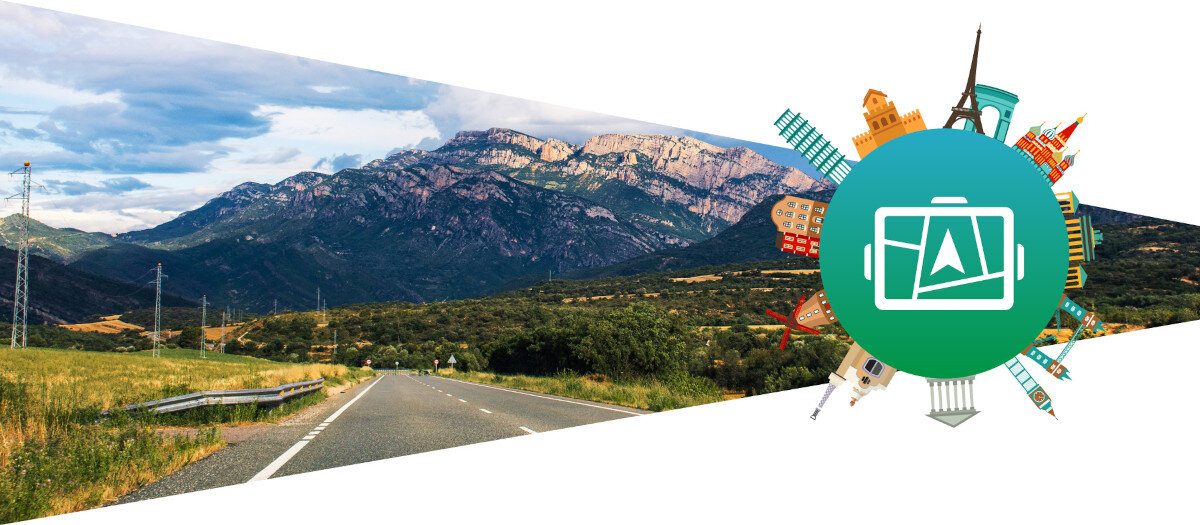 Nawigacja NAVITEL E501 infrastrukturę mieszkalną i przemysłową kierunkami ruchu, skrzyżowaniami, rondami bazę punktów POI