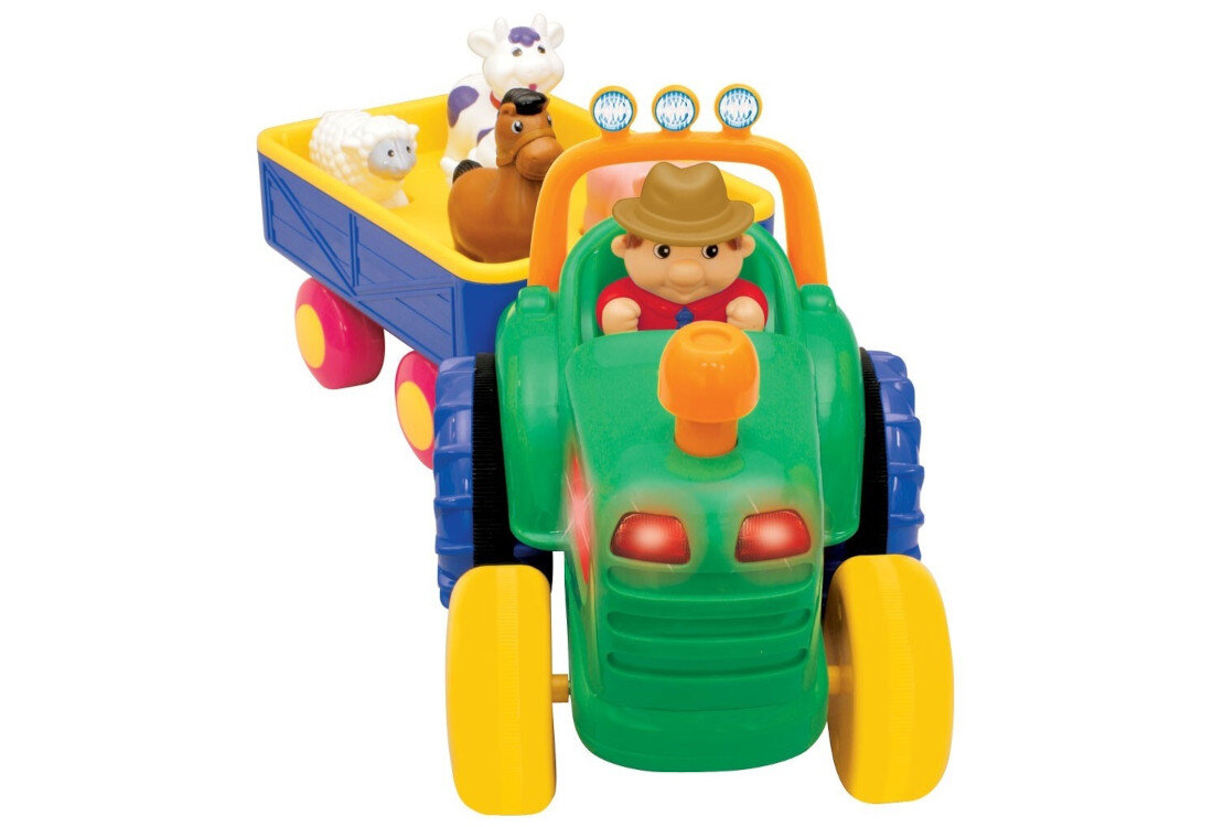 Traktor DUMEL Farmer DD24752 Realistyczne dźwięki melodyjka zdolności manualne koordynacja wzrokowo ruchowa kształt dźwięk