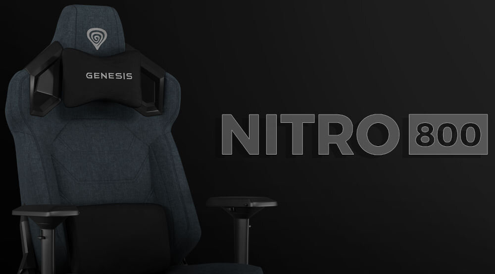 Fotel GENESIS Nitro 800 Szary