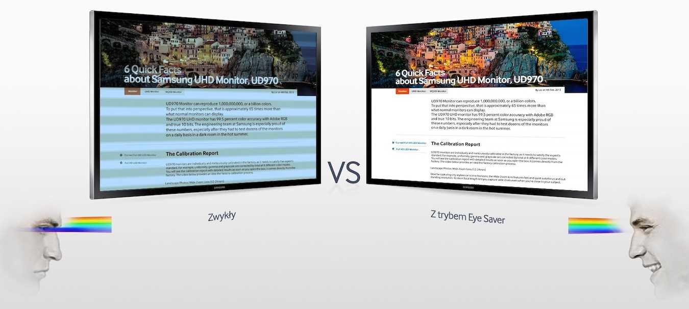 Monitor SAMSUNG LS22E45KBSV - Eye Saver 