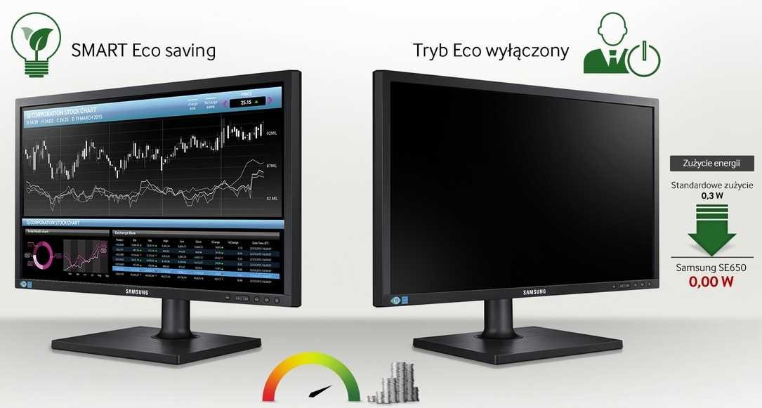 Monitor SAMSUNG LS22E45KBSV - Eco