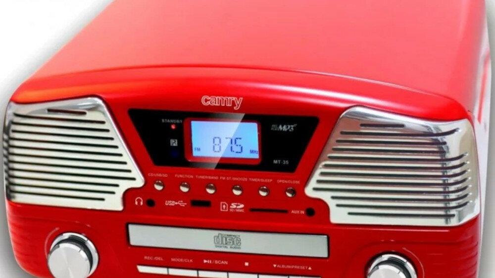 Gramofon CAMRY CR 1134 - parametry fizyczne