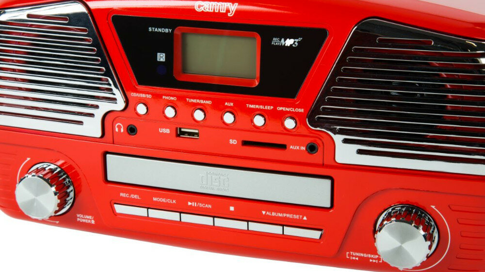 Gramofon CAMRY CR 1134  - wbudowane głośniki