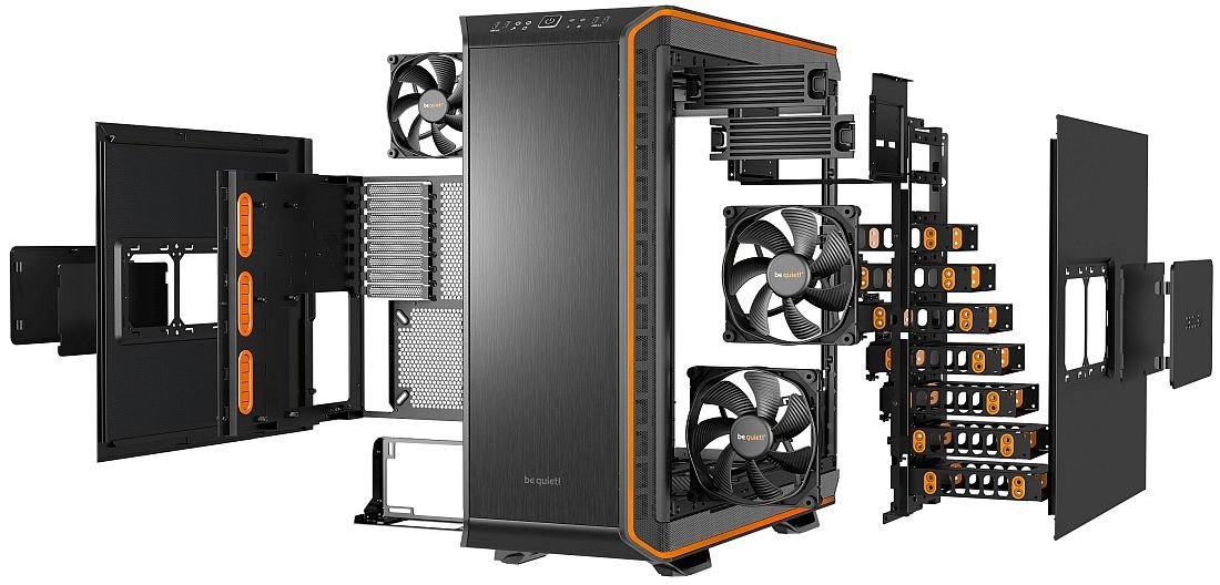 Obudowa PC BE QUIET! Dark Base 900 - MODULARNE SLOTY HDD