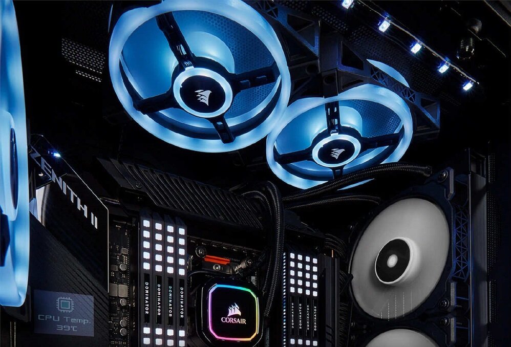 Chłodzenie wodne CORSAIR Hydro Series H45  - instalacja montaż  