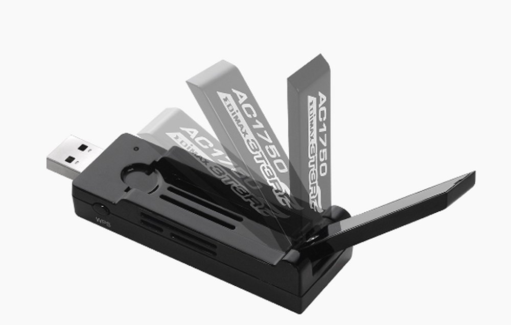 Karta sieciowa EDIMAX EW-7833UAC USB 3.0 pasmo 2.4GHz pasmo 5GHz dwuzakresowość