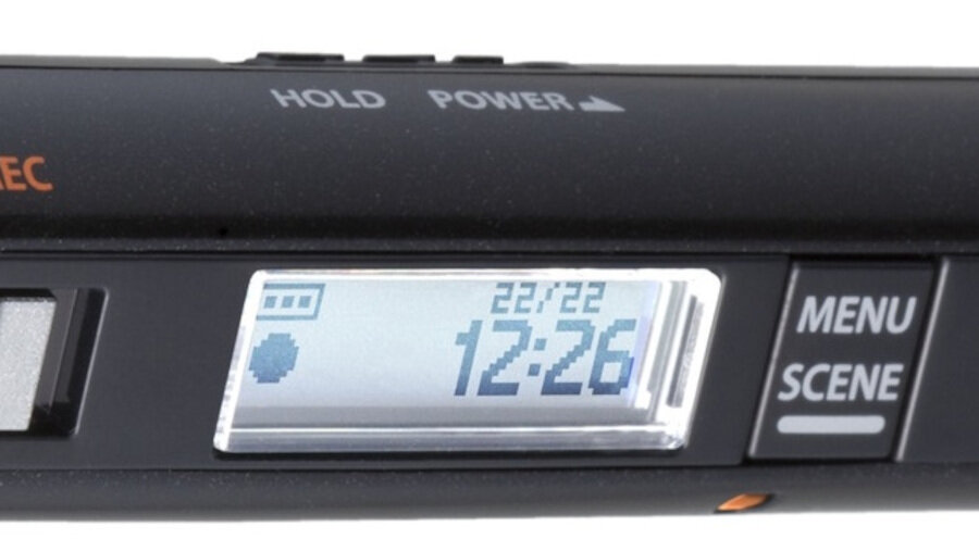 Dyktafon OLYMPUS VP-10  - technologia wyświetlacz