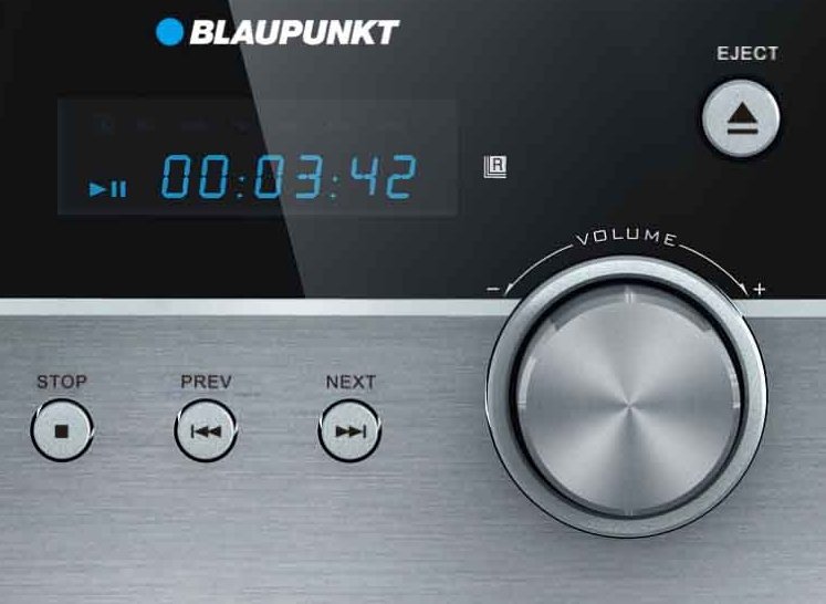 Wieża BLAUPUNKT MS12BT moc regulacja tonów maskownice wyswietlacz led pilot