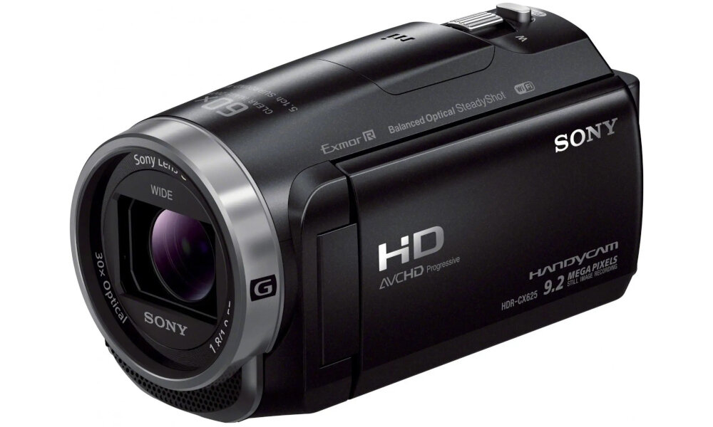 Kamera cyfrowa SONY HDRCX625B.CEN Czarny FORMATY MONTAŻ 