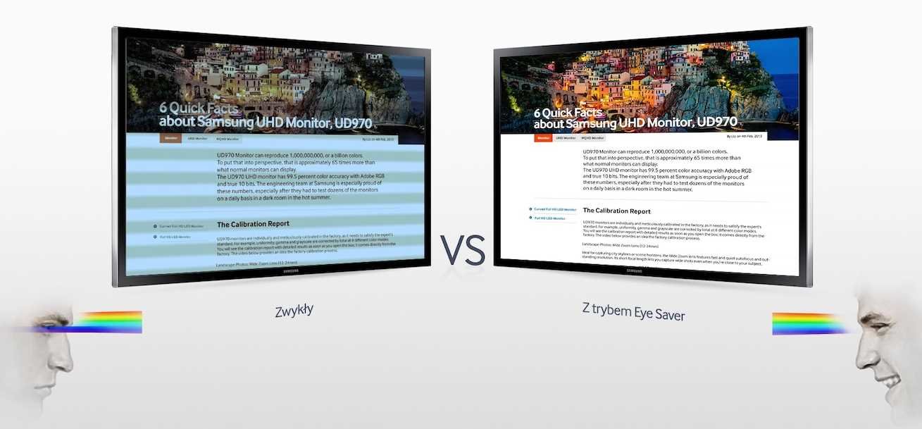 Monitor SAMSUNG LS24E45UFS  - Eye Saver 