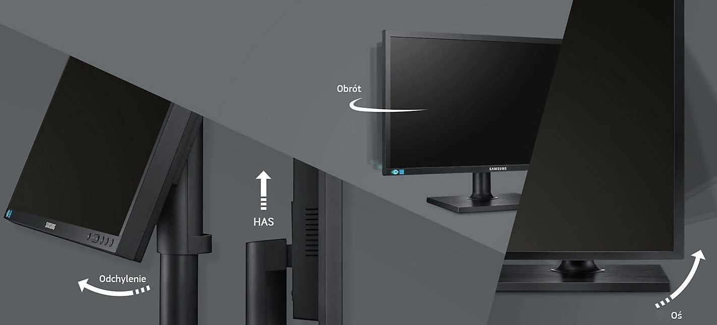 Monitor SAMSUNG LS24E45UFS  - HAS   