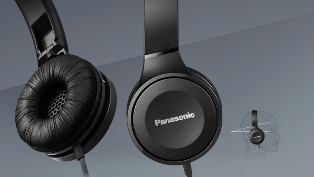 Słuchawki Nauszne PANASONIC RP-HF100E Czarny - Dopasowanie