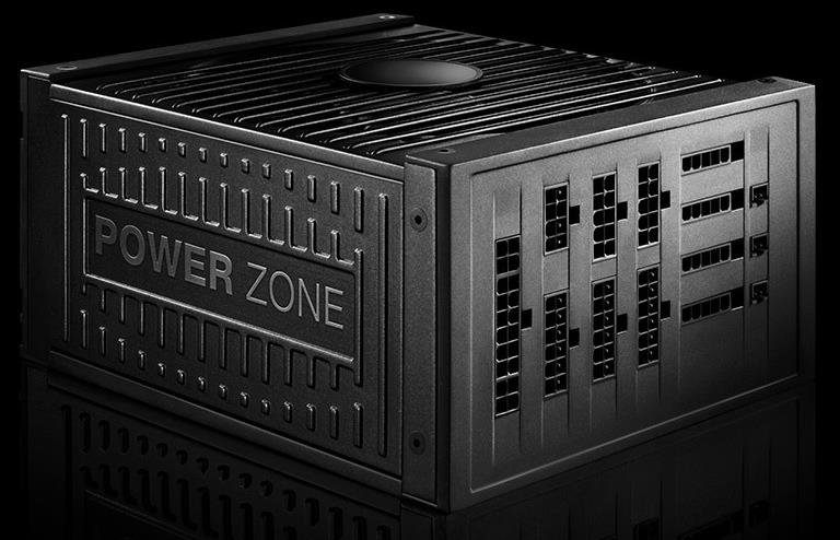 Zasilacz BEQUIET POWER ZONE kable