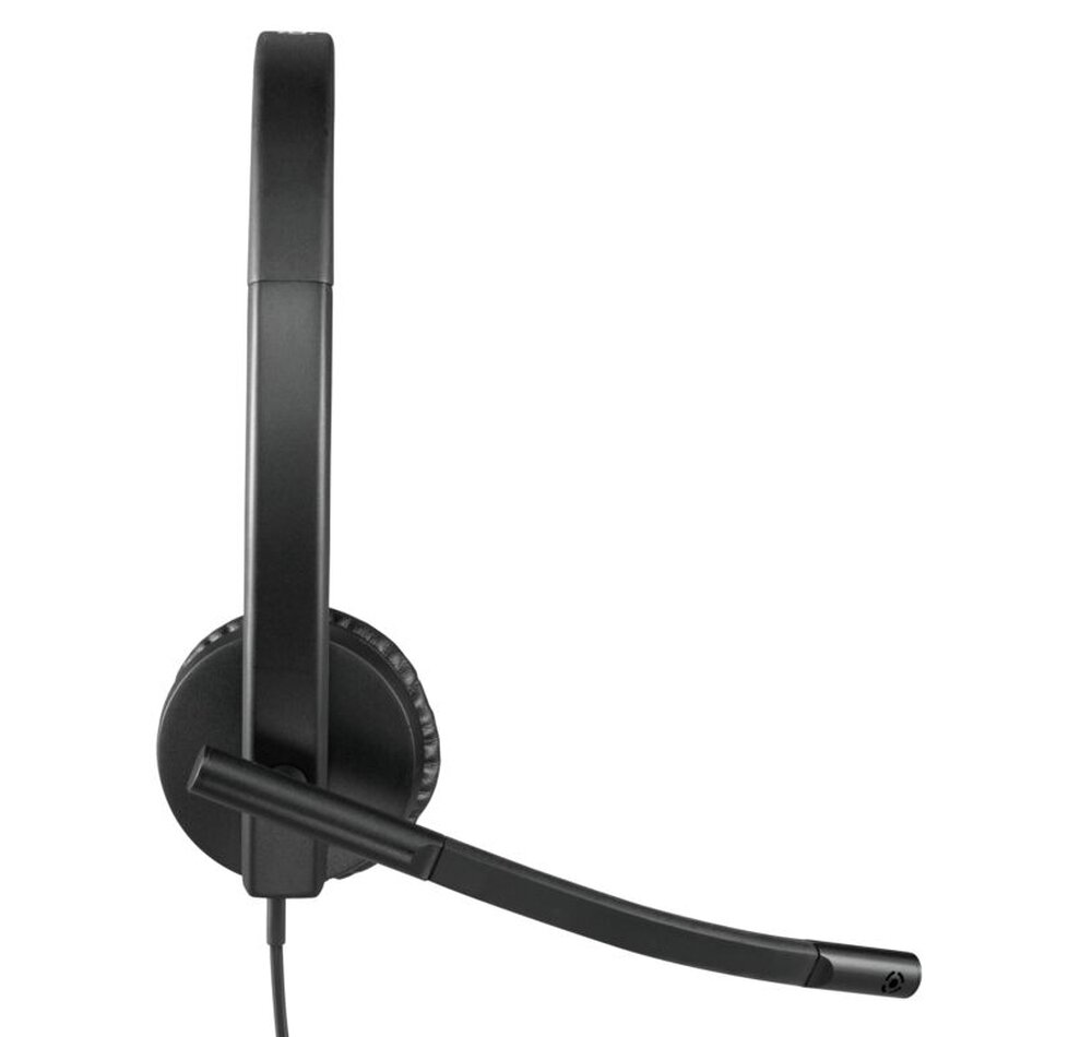 Słuchawki LOGITECH H570e optymalizacja obsługa kompatybilność metal wzmocnienie nauszniki sterowanie połączenia