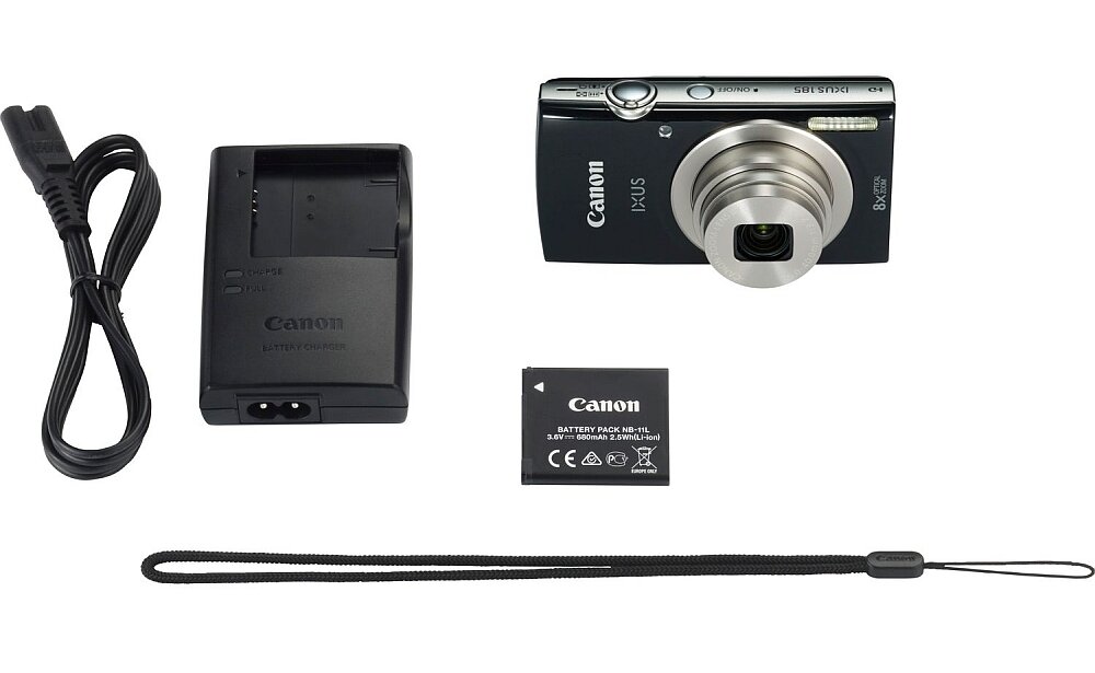 Aparat CANON IXUS 185 autofocus ostrość ogniskowa ustawienia tryb 