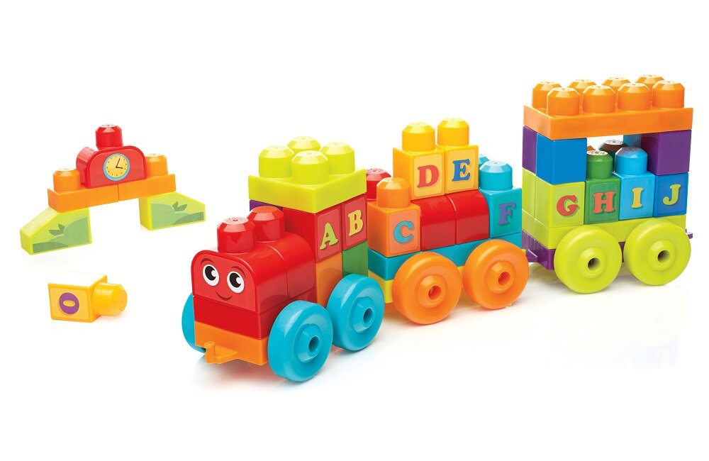 Klocki FISHER PRICE Mega Bloks Pociąg ABC DXH35 Dla dzieci od 1 roku życia