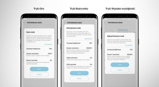 Samsung Tryb wydajności dostosowany do Twoich potrzeb Samsung Tryb wydajności dostosowany do Twoich potrzeb