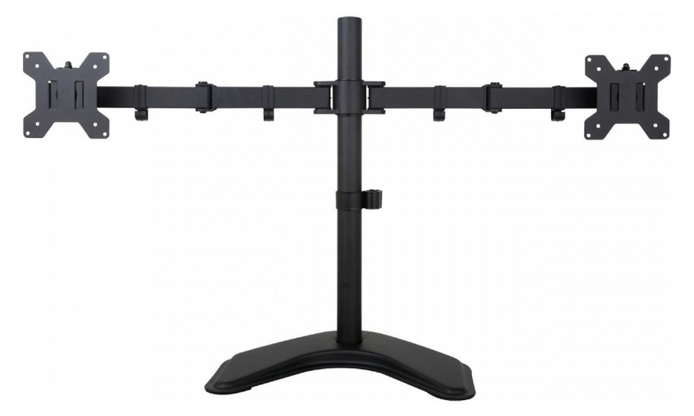 ART L-21N ART L-21N montażowi do biurka ekranami 13-27 cali małych monitorów lekkie telewizory udźwig do 20 kg - uchwyt od przodu na białym tle