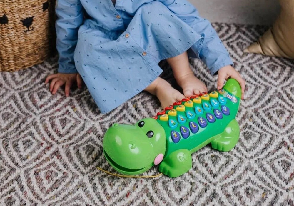 Zabawka edukacyjna VTECH Aligator Edukator edukacja zaufanie śmiech marka dźwięk światło
