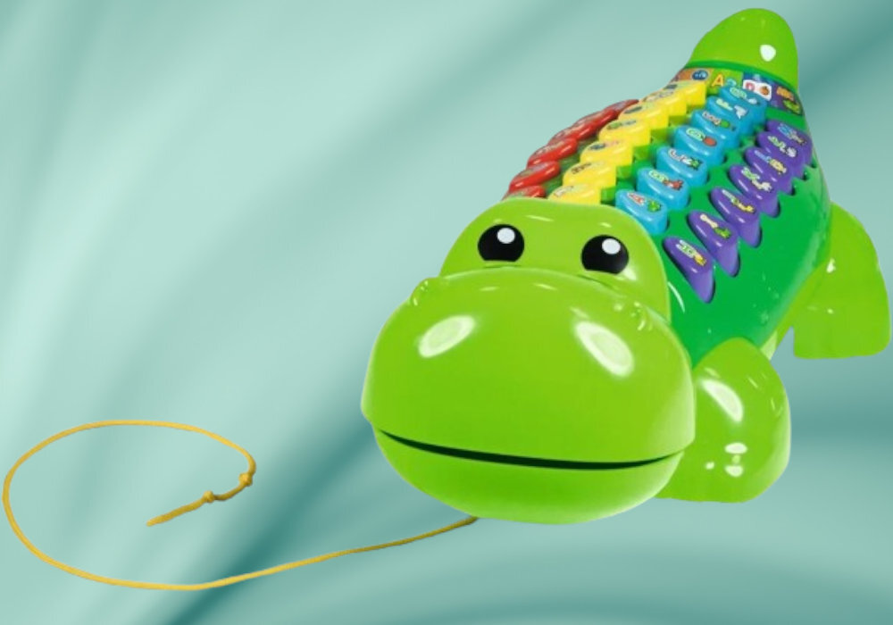 Zabawka edukacyjna VTECH Aligator Edukator edukacja zaufanie śmiech marka dźwięk światło