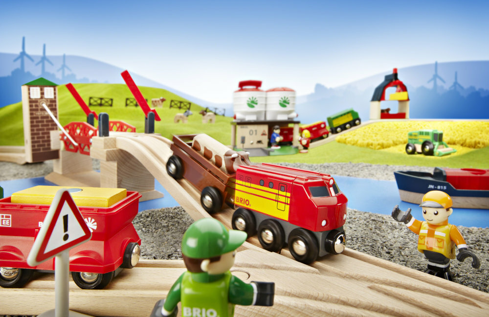 ZABAWKA BRIO TRACKS BRIO MOST ZWODZONY 63375700 kolej przejazd