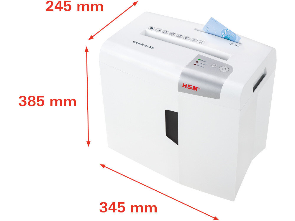 Niszczarka HSM Shredstar X8 wielkość wymiary przeznaczenie cechy opis