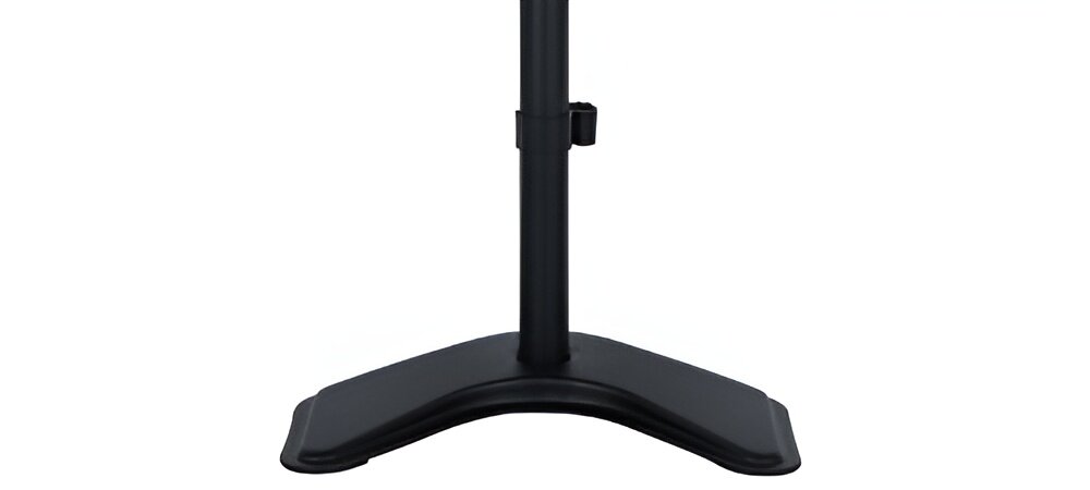 ART L-22N ART L-22N obrót w poziomie o 360° regulacja w pionie +90° / -45° standard VESA 75 × 75 oraz 100 × 100 Metalowa rama monitorów - uchwyt od boku na białym tle