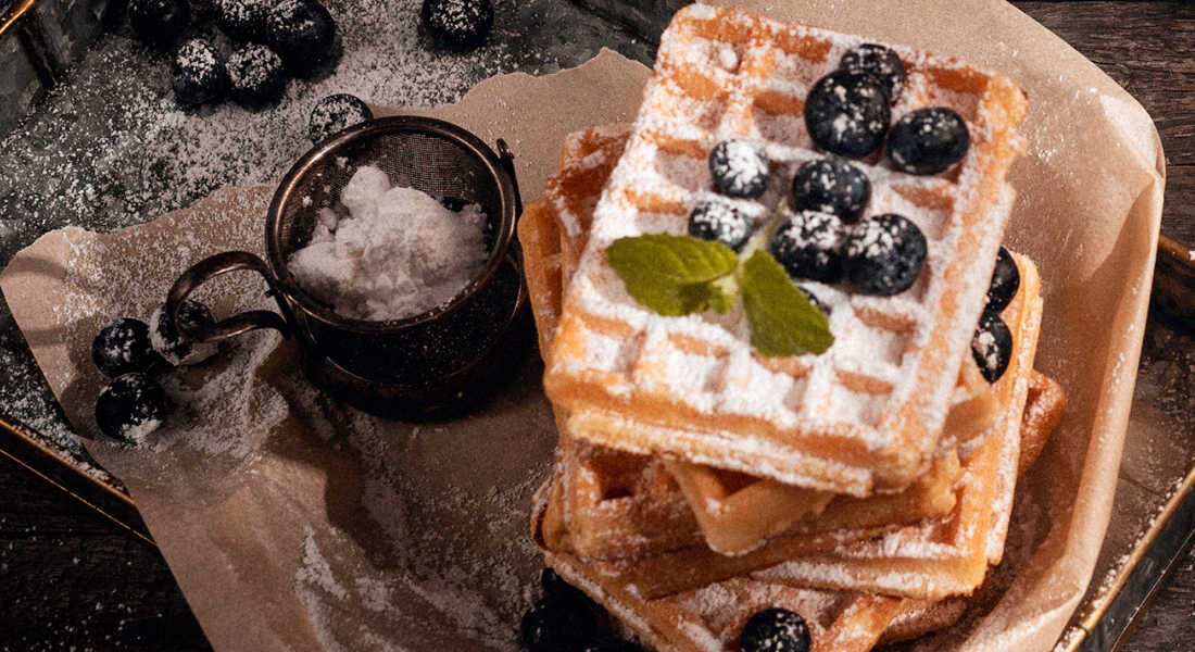 Gofrownica ADLER AD 3036 Czarny XXL na 4 gofry powloka zapobiegajaca przywieraniu