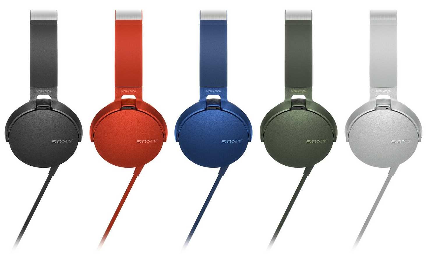 Słuchawki nauszne SONY MDR-XB550AP - Słuchawki