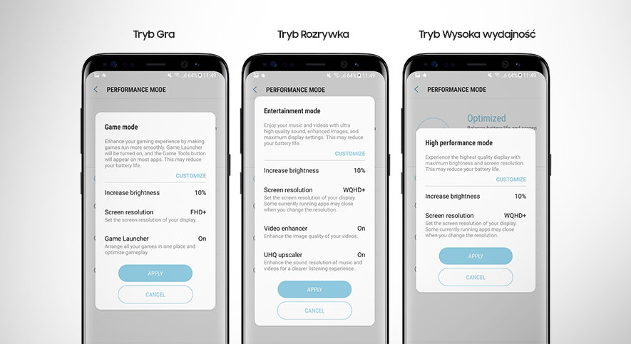 Samsung Tryb wydajności dostosowany do Twoich potrzeb