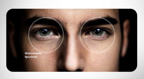 Samsung Odblokuj telefon za pomocą skanowania tęczówki