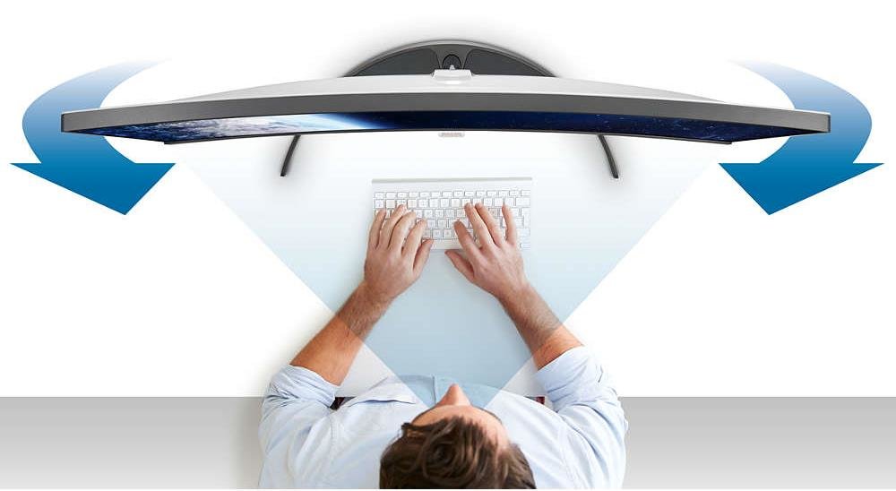 Monitor PHILIPS 328E8QJAB5/00 - Zakrzywiony Ekran