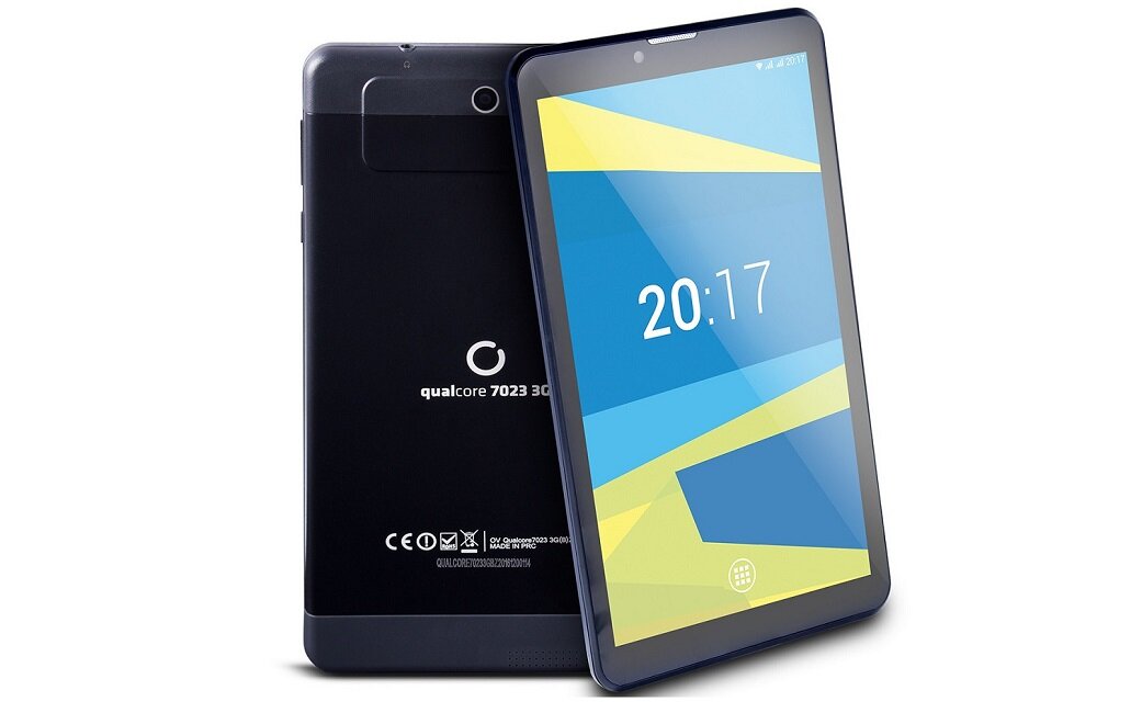Tablet OVERMAX Qualcore 7023 3G Czarny - Wygląd ogólny